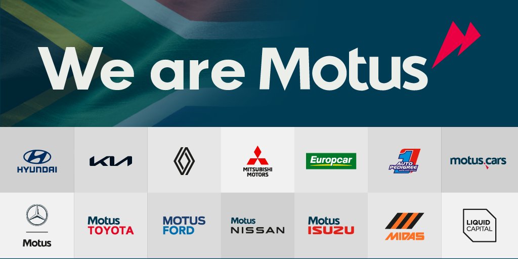 #Motus is a diversified (non-manufacturing) business in the automotive sector with unrivalled scale and scope in South Africa, and a selected international presence. 
Read more: motus.co.za