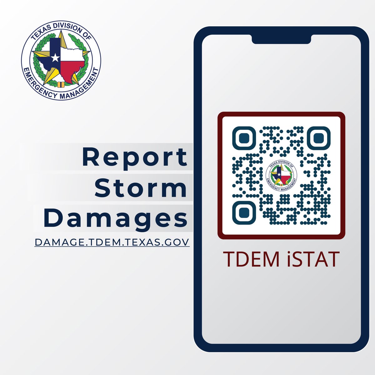 Have the ongoing storms and flooding caused damage to your property? Report damage to homes and business here: damage.tdem.texas.gov Details provided through the self-reporting survey helps inform officials of community resource needs. #TXwx