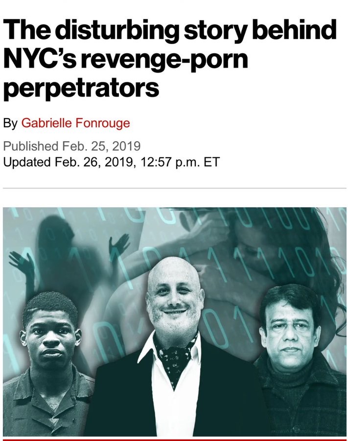 Ross Glick, who was identified menacing a Palestine protester, is a sexual predator and was one of the first people in NYC to be prosecuted under the new revenge porn law in 2019

nypost.com/2019/02/25/the…