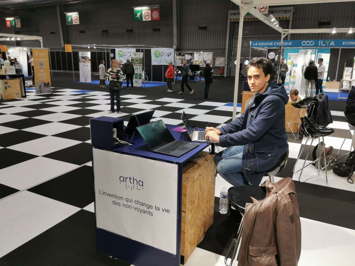 Artha France (@artha_france) on Twitter photo 🏆 Du 1er au 12 mai 2024, #ArthaFrance révolutionne l'#accessibilité visuelle au <a href="/ConcoursLepine/">Concours Lépine</a> ! Découvrez notre ceinture haptique, reliée à une caméra intégrée aux lunettes, en partenariat avec <a href="/optic2000/">Groupement Optic 2000</a>. Ensemble, pour un monde où la vision est pour tous. #ConcoursLépine 🏆 Du 1er au 12 mai 2024, #ArthaFrance révolutionne l'#accessibilité visuelle au <a href="/ConcoursLepine/">Concours Lépine</a> ! Découvrez notre ceinture haptique, reliée à une caméra intégrée aux lunettes, en partenariat avec <a href="/optic2000/">Groupement Optic 2000</a>. Ensemble, pour un monde où la vision est pour tous. #ConcoursLépine