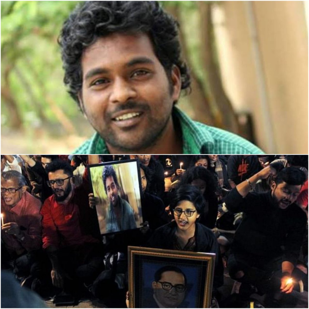 #RohithVemula case was full of red flags from day 1

1 He was engaged in defending Islamic terrorists. Did 'upper caste' people force him to support Islamic terrorism?

2 No interest in studies, only politics

3 Used to physically attack political opponents

4 His sister is…