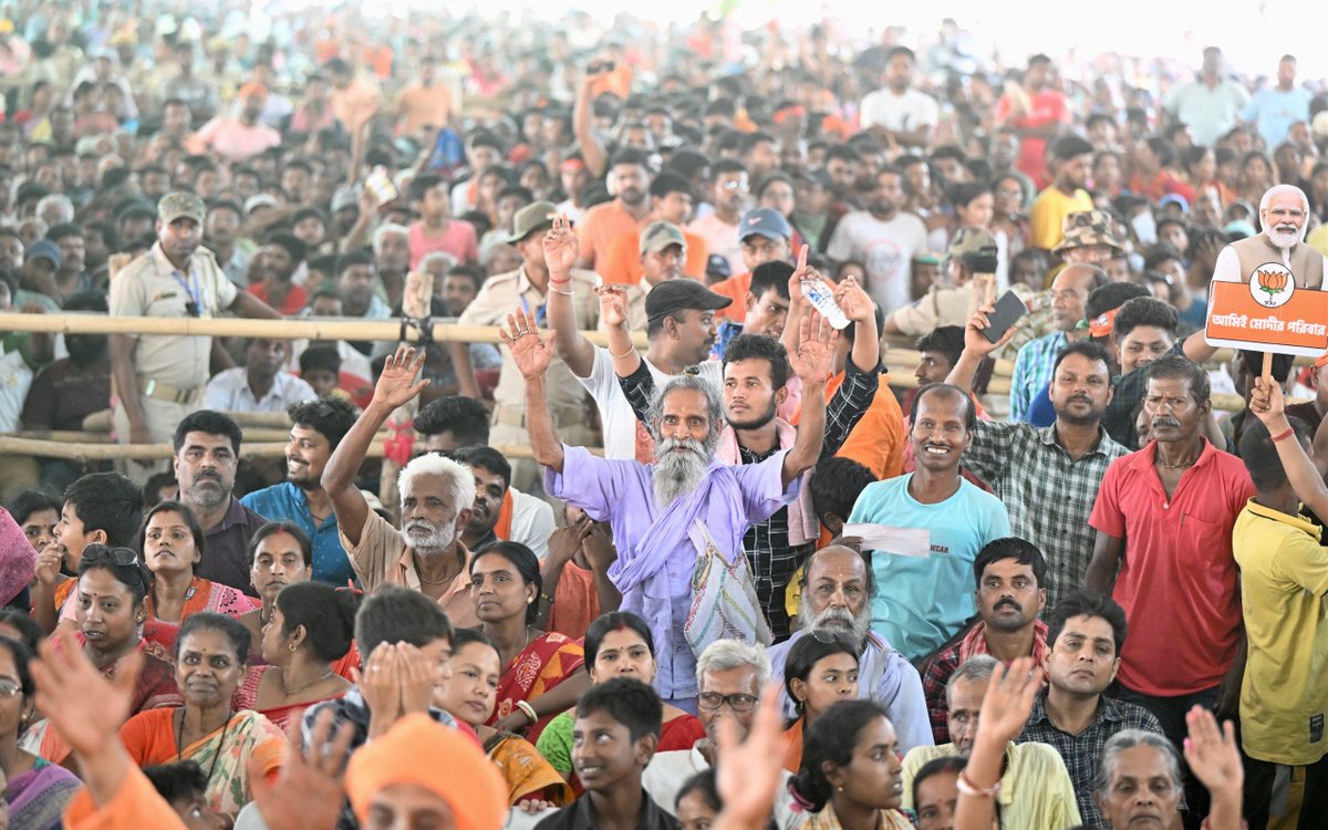 Here are more pictures from today's public meetings across West Bengal. The BJP is committed towards ensuring people-centric governance.