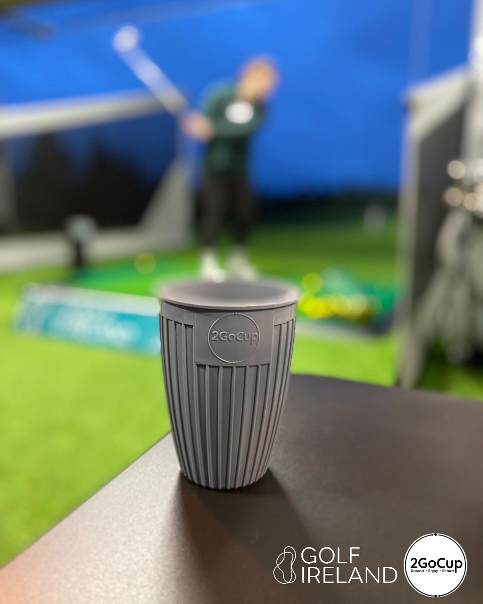 📸One of our new @2GoCup_org cups spotted at the most recent Chip & Chat meetup! ☕️⛳️ We will be promoting the use of these cups internally as part of our overall strategic journey to become a more sustainable organisation!♻️