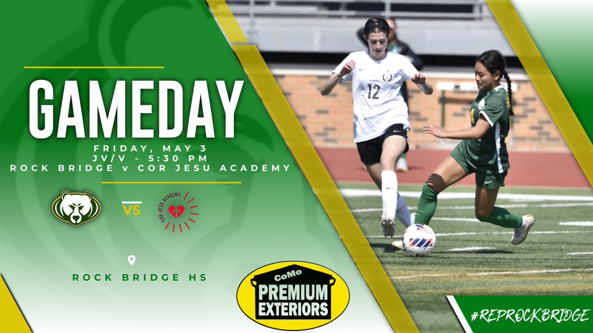 Head out to Rock Bridge tonight and cheer on the Girls Soccer team as they host Cor Jesu Academy! Go Bruins!