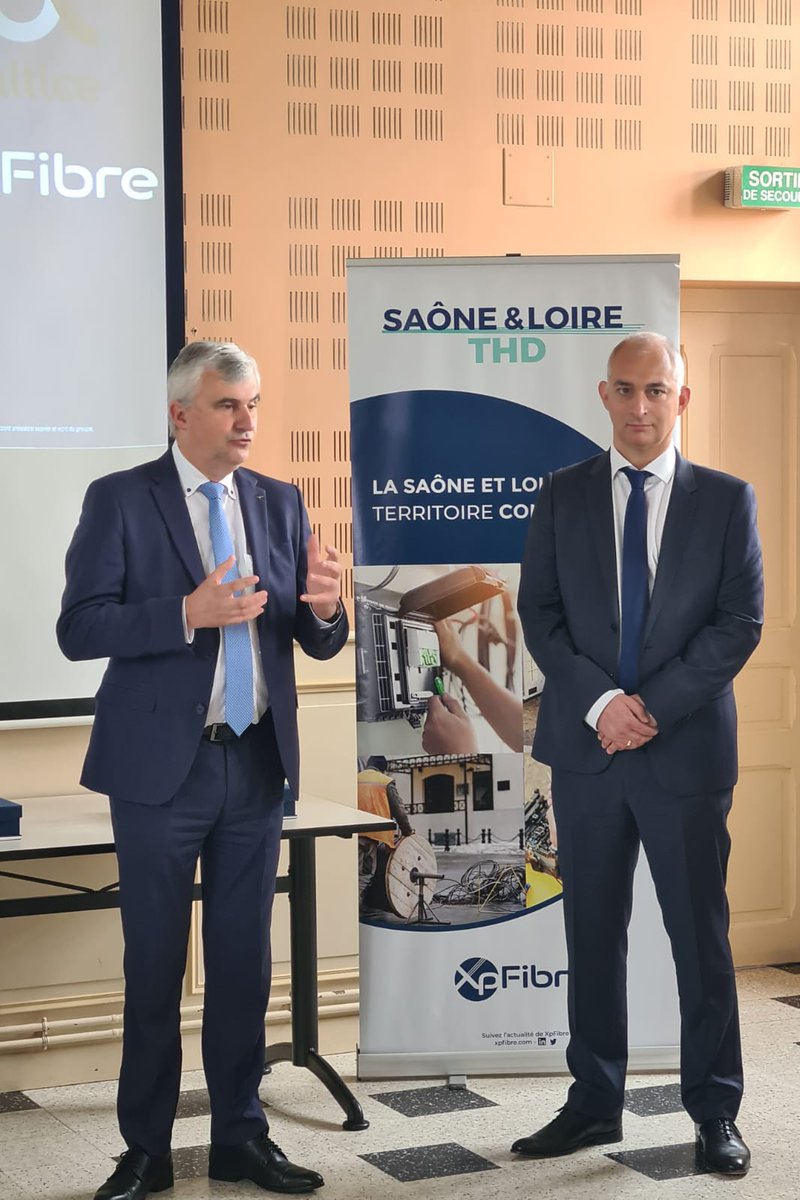 Félicitations à <a href="/XpFibre/">XpFibre</a> qui a achevé avec succès le déploiement de la Fibre sur la zone dont il avait la charge en Saône-et-Loire.
lejsl.com/economie/2024/…