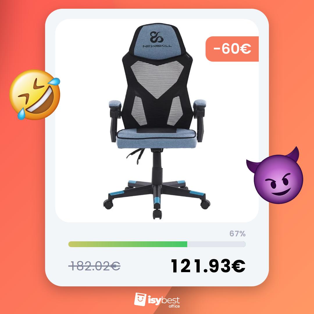 🥶 Preços Surpreendentes! 🤫 Newskill Eros Cadeira Gaming com Malha Ergonómica Azul 

✅ 121.93€ | ❌ 182.02€ | 🎁 -60€

Ver Produto: ayr.app/l/q9BH

#newskill