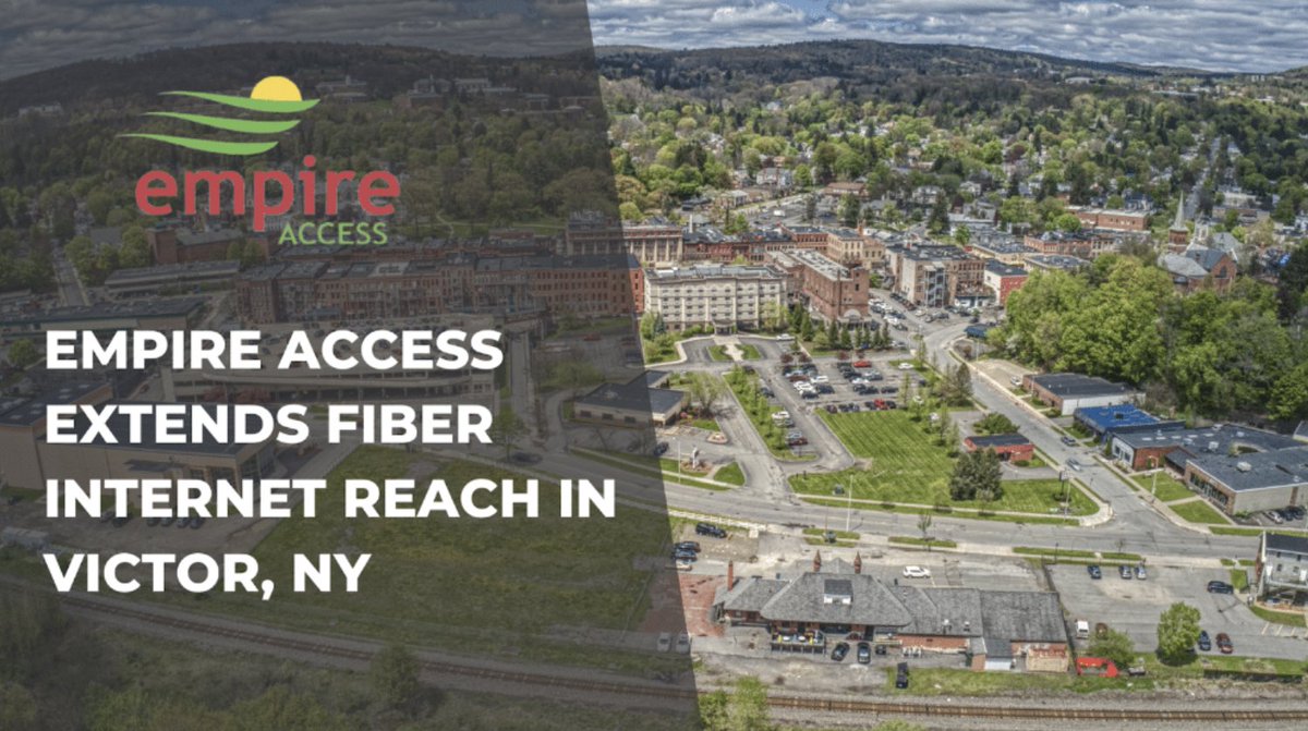 Empire Access is expanding its fiber internet services to Victor, NY, addressing connectivity needs and catering to growing demand for high-speed internet access. Learn more on @datacenterpost: ow.ly/CJl550RvIi1 #FiberAccess #VictorNY #FiberExpansion