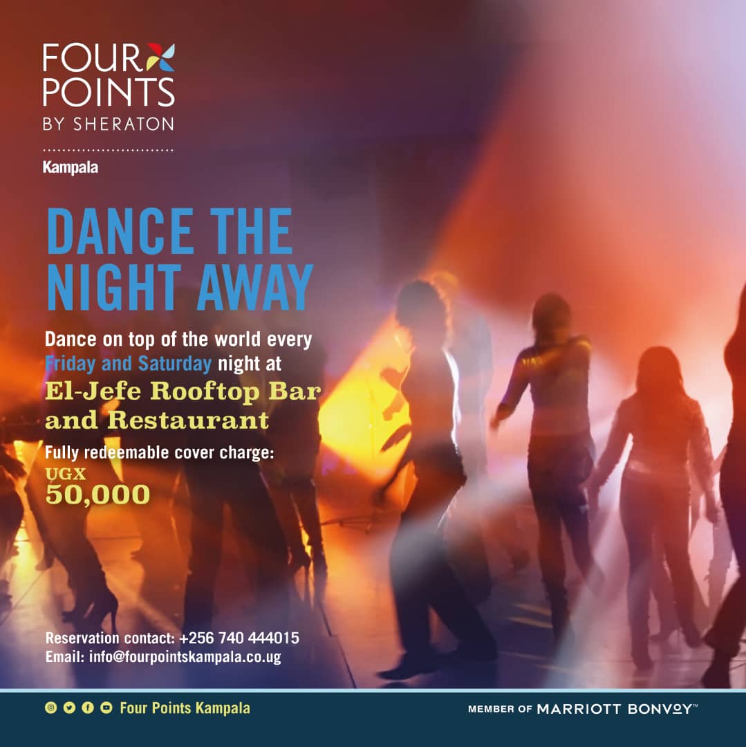 This weekend, take your nights to new heights! Join us at El Jefe, our vibrant rooftop bar, for unforgettable evenings under the stars. Live DJ sets, panoramic city views, and delicious Caribbean bites await. #FourPointsKampala #RooftopVibes #KampalaNightlife