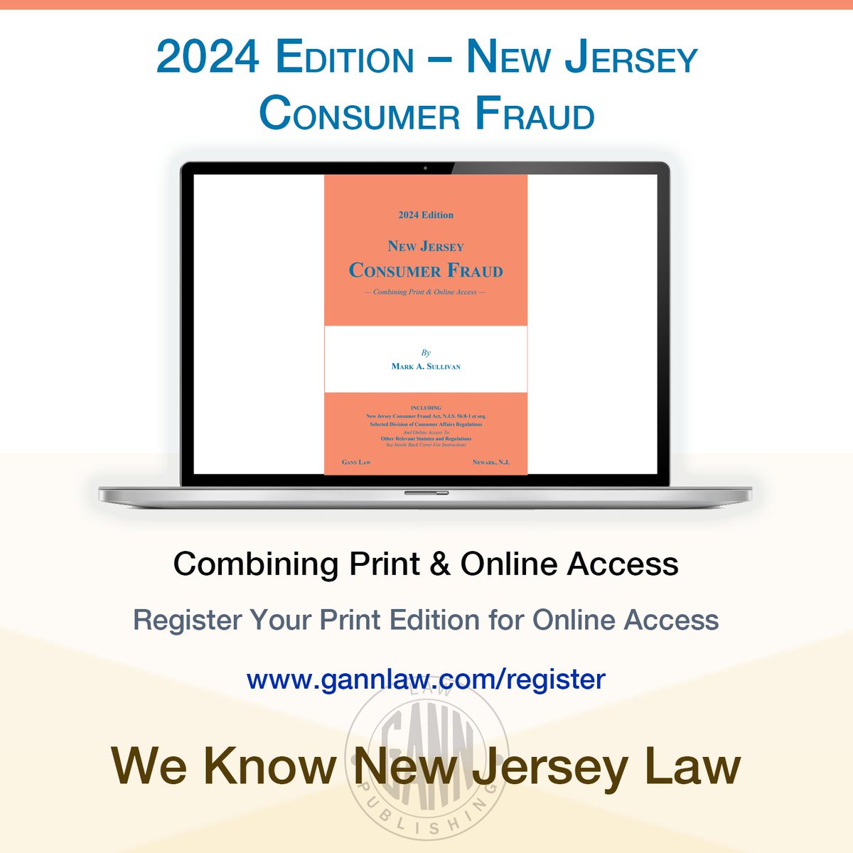 2024 New Jersey Consumer Fraud by Mark A. Sullivan (@MarkASullivan1). Print + Online Access

bit.ly/T-ConsumerFraud

#gannlaw #gannlawbooks #consumerfraud #njconsumerfraud #njlaw #njlaws #njfraudlaws #bbb #njbetterbusinessbureau #njlawyers #njlawyer #njattorney #njattorneys