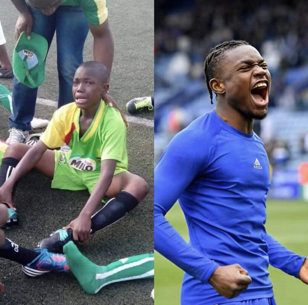 Fatawu Issahaku went from tears to cheers! From Milo Games Cup loss to Leicester City's PL qualification Better days ahead!