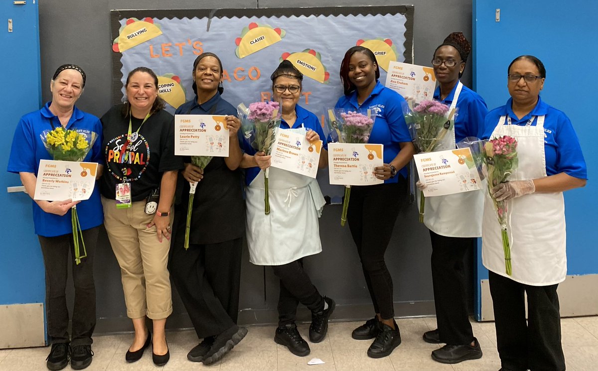 Today is School Lunch Hero Day, and we are celebrating our amazing cafeteria team here at The Glen. They are simply the best!!!!! #ThisIsUs #HearUsRoar @BCPSNorthRegion @BCPSSantana @DrFlem71