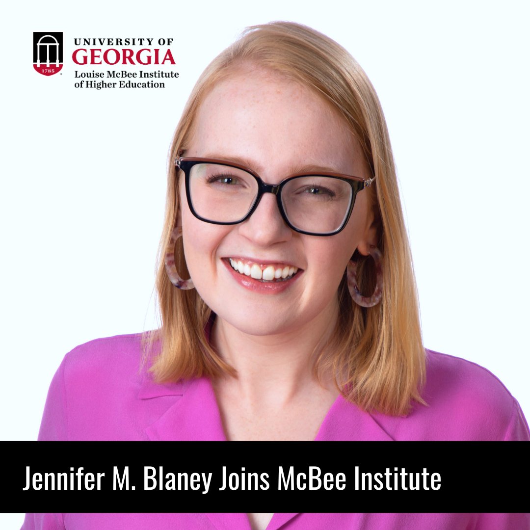 We are pleased to announce that @jennifer_blaney joins the Institute as an associate professor on July 1. Her impressive portfolio complements and expands our existing curricular offerings and research opportunities. Welcome, Dr. Blaney! More at: t.uga.edu/9S9