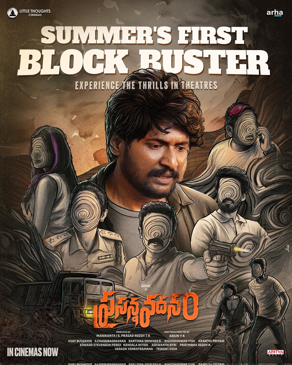 SUMMER'S FIRST BLOCKBUSTER 🔥🔥 Experience the thrills and chills on the big screens 🤩 Book your tickets now for #PrasannaVadanam 💥💥 🎟️ bit.ly/PrasannaVadana… Telangana & Tamilnadu release by @MythriOfficial @ActorSuhas @payal_radhu @RashiReal_ @ManikantaJS