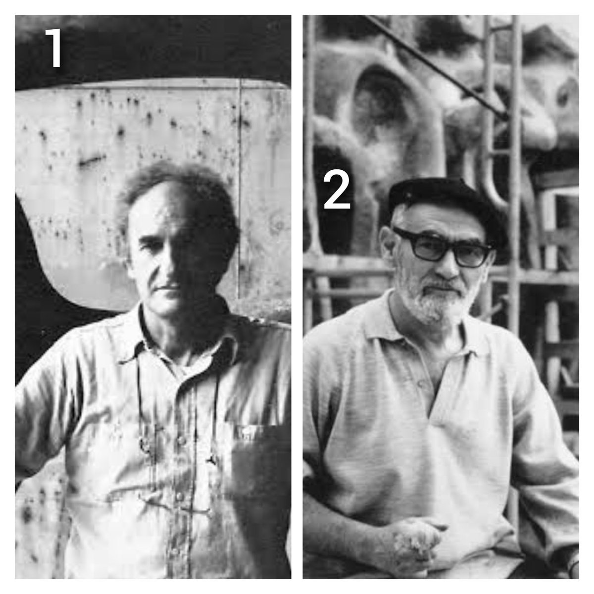 Escoge a uno...

1- Eduardo Chillida.
2- Jorge de Oteiza.

#Viernesdearte 
#Arte 
#Escultura