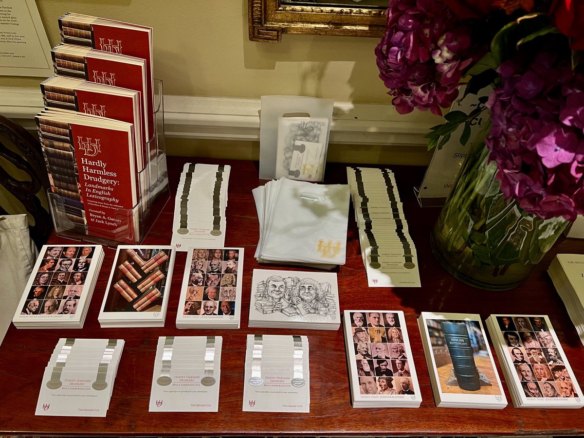 Lots of people call this type of stuff “swag.” At the Grolier Club in NYC it’s called “ephemera.” ⁦@GrolierClub⁩ #books #exhibitions