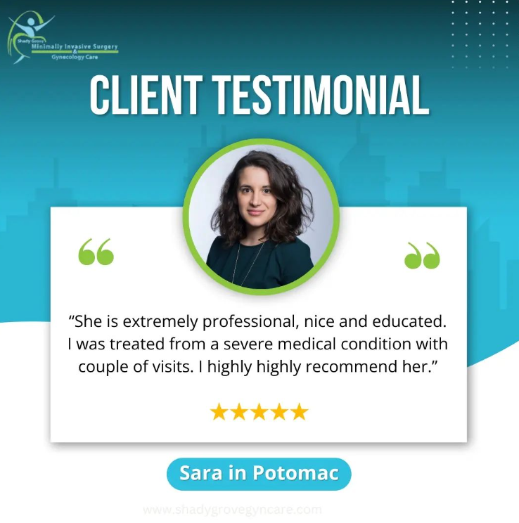 An absolute professional – kind, knowledgeable, and caring. In just a few visits, my severe medical issue was expertly addressed. Wholeheartedly recommend her!

👉Follow for more @shadygrovegyncare
.
.
.

#patienttestimonial #expertcare #healthmatters #highlyrecommended