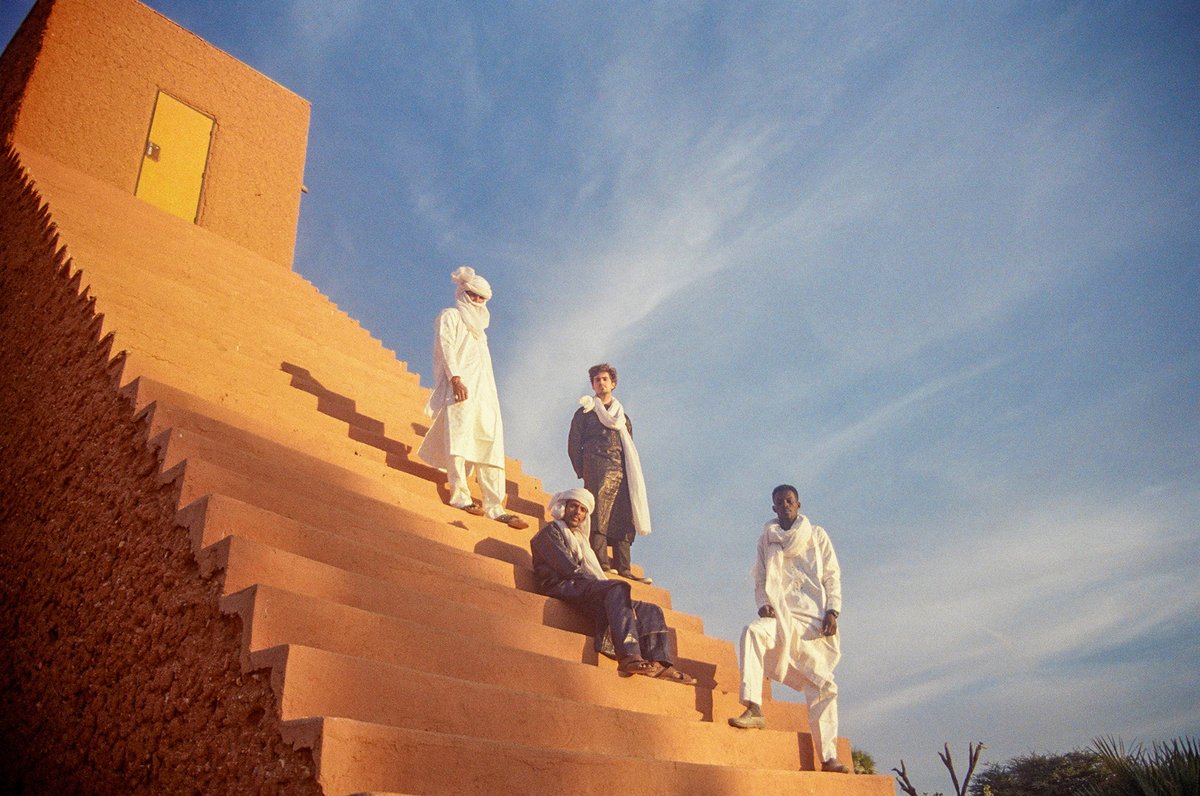 out today : the incredible new album from Mdou Moctar, 'Funeral For Justice' stream / purchase : lnk.to/ffjustice band photo : Nelson Antonio Espinal @MdouMoctar