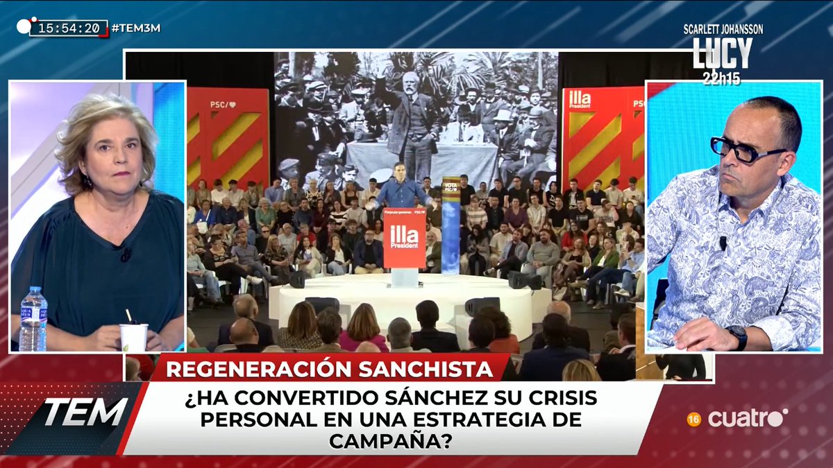 ¿Ha convertido Sánchez su crisis personal en una estrategia de campaña? cuatro.com/en-directo/ #TEM3M