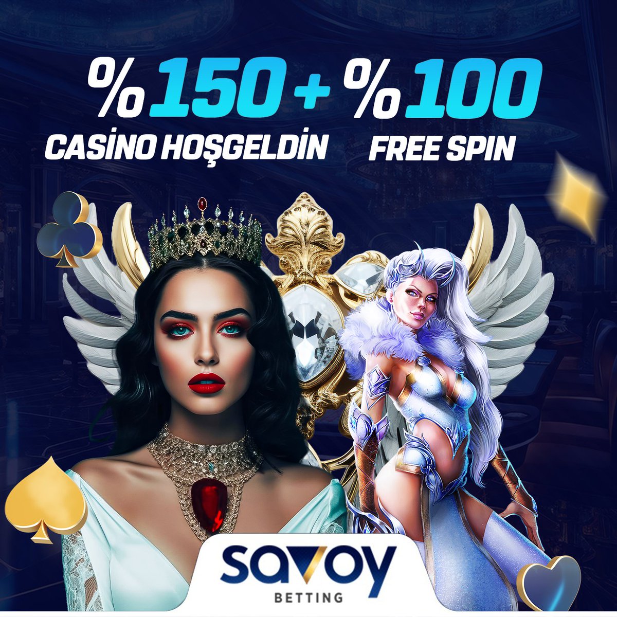 🎰 #Savoybetting'de Duble Casino Bonusu!! 💰 Casino Slot Yatırımlarınızda ; 🎁 %150 Casino Hoşgeldin ➕ %100 Freespin Bonusu Sizlerle!! ⚡️ Kıyaslanamaz bonus çeşitliliğinde kazancınızı garantileyeceğiniz tek adres; 🔗 cutt.ly/savoyrez