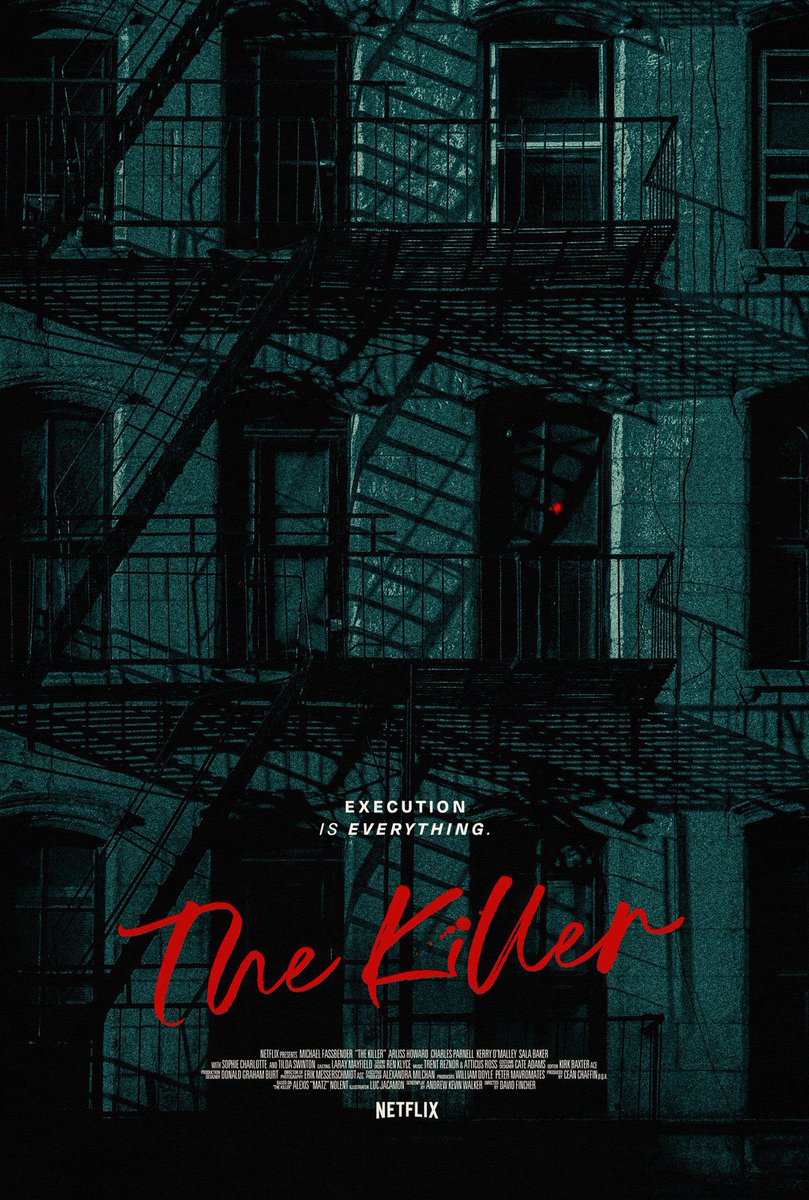 My alternative movie poster for David Fincher's THE KILLER.