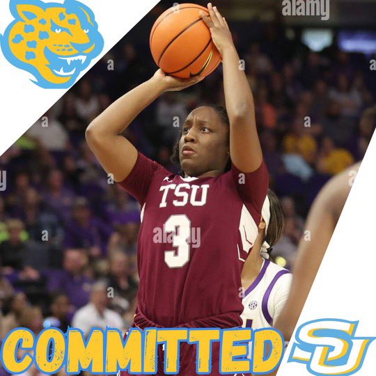 BREAKING NEWS: Texas Southern transfer 5’8” G Taniya Lawson from Capital Heights, MD has announced her commitment to Southern University! 

Taniya averaged 11 pts, 2 Rebs, and 2 ast in the 2023-2024 season. @t_aniyaa 

#GeauxJags #ProwlOn