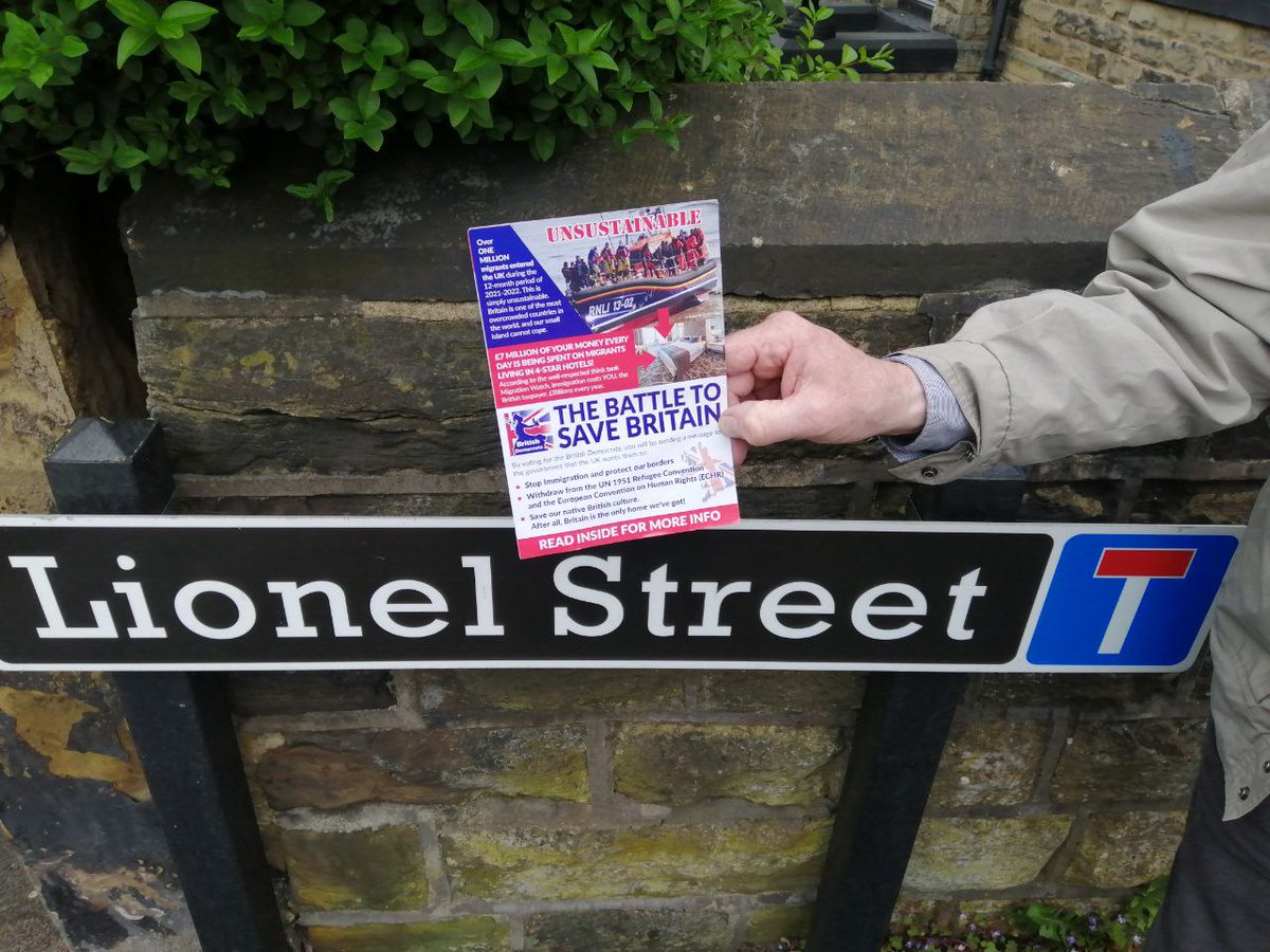 British Democrats have been spreading the word in Ossett, Yorkshire, this morning. Britishdems.co.uk