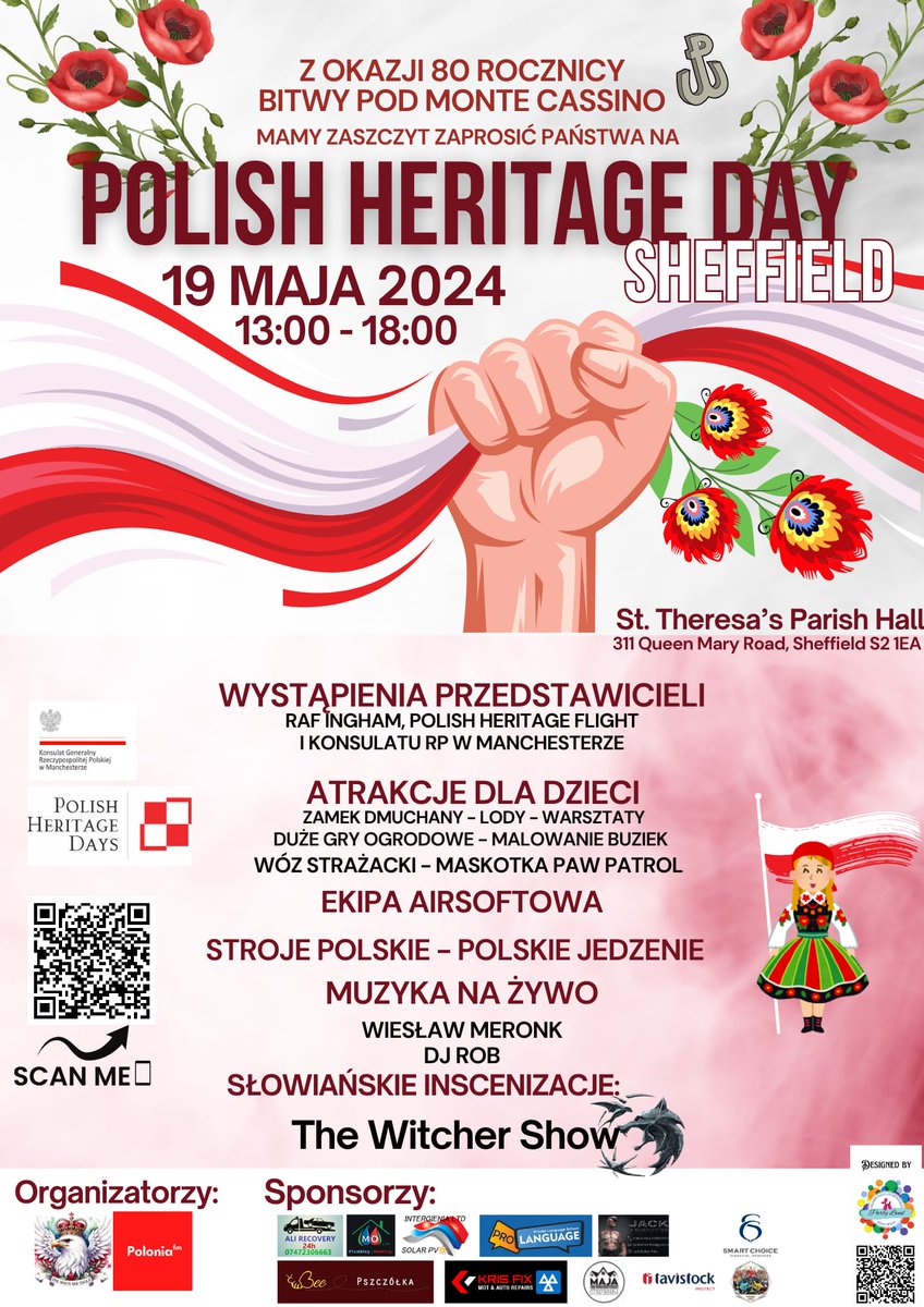 🇵🇱 Embrace the vibrant Polish culture with us in Sheffield on May 19th! 🎉 Join our celebration of Polish Heritage Day, filled with delicious food, music, and traditions. #PolishHeritage #Sheffield #community @BBCSheffield #YORKSHIRE