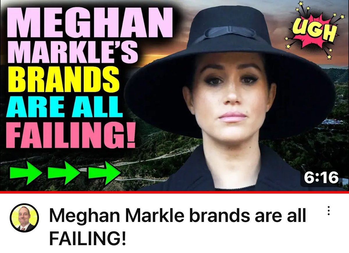 Meghan Markle brands are all FAILING! youtu.be/xZaEoZhY84w?si… via @YouTube @EnterHacker #MeghanMarkleIsAGrifter #MeghanAndHarryAreAJoke #MeghanMarkleIsAConArtist