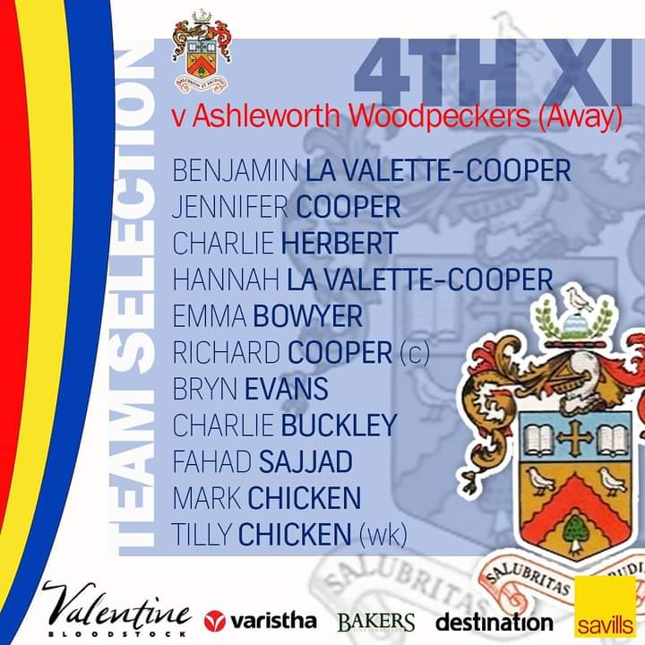 Team Selection for the league matches scheduled for Saturday.

The first time that we have fielded four league sides as a club on a Saturday showing the depth of the squad we have this year.

Good luck to all. 👍

#cheltenhamcricketclub #cotswolds #upthespa #thevic