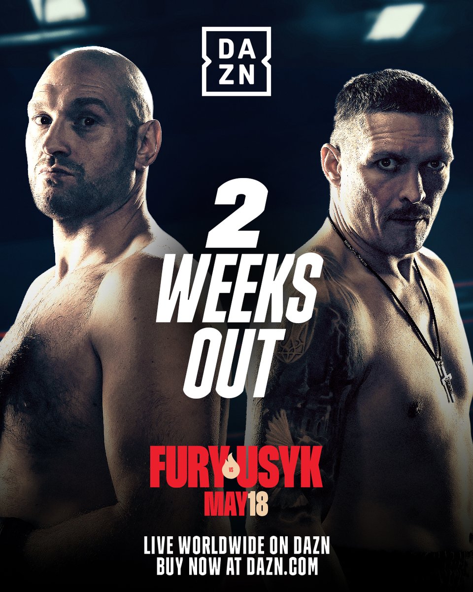 In two weeks an 𝘂𝗻𝗱𝗶𝘀𝗽𝘂𝘁𝗲𝗱 heavyweight champion will be crowned 👑

#FuryUsyk | #RingOfFire | #RiyadhSeason