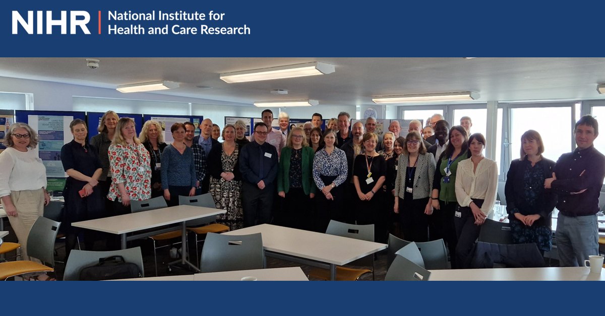 Great day with @LucyChappell2 (CSA @DHSCgovuk & CEO @NIHRresearch) and @DrNatalieOwen (Head of #NIHR Infrastructure) meeting public collaborators, practitioners and NIHR-funded researchers working together to produce evidence that can change services and lives.