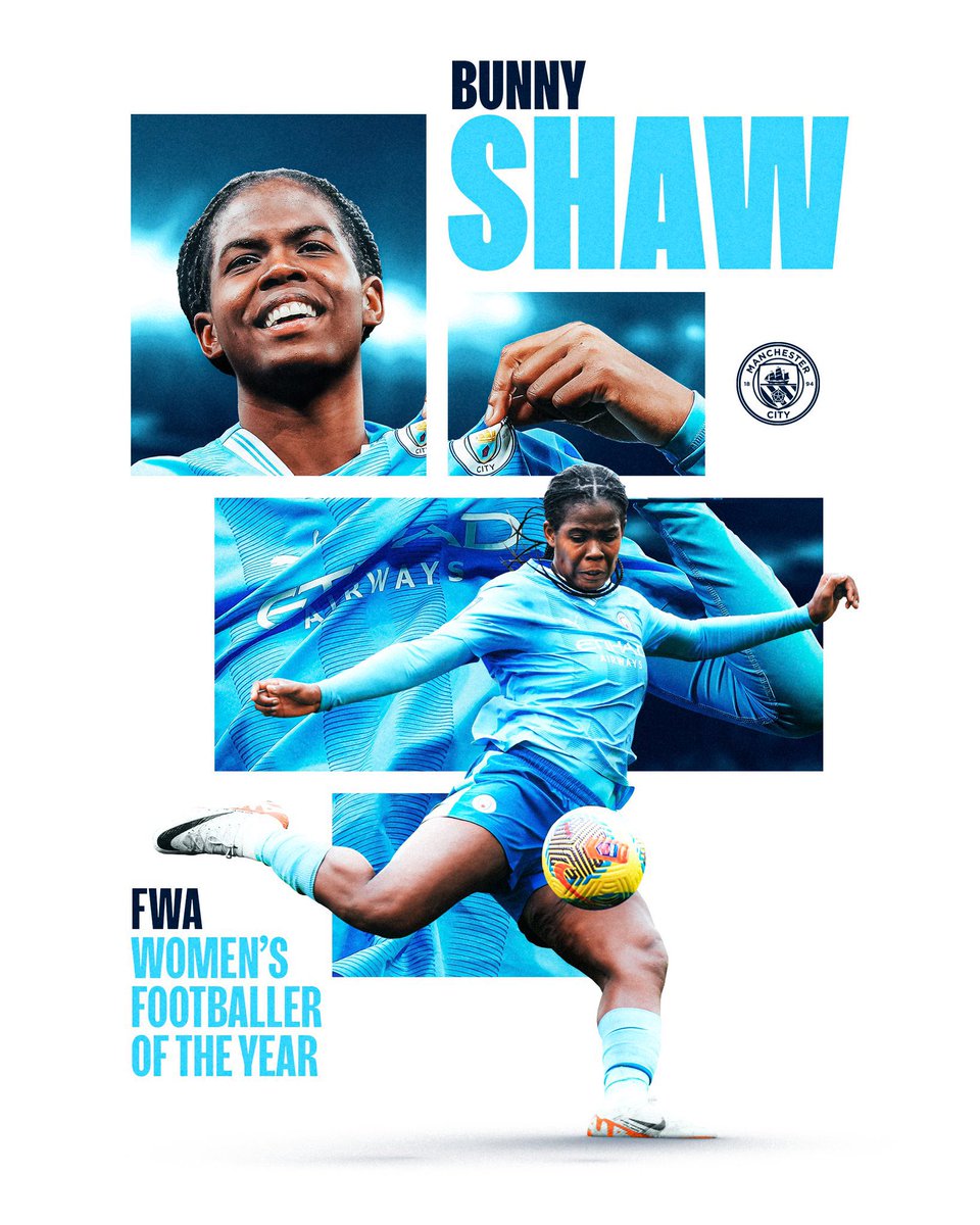 Congratulations to our very own Khadija 'Bunny' Shaw for winning the FWA Women's Footballer of the Year. 🇯🇲🏆