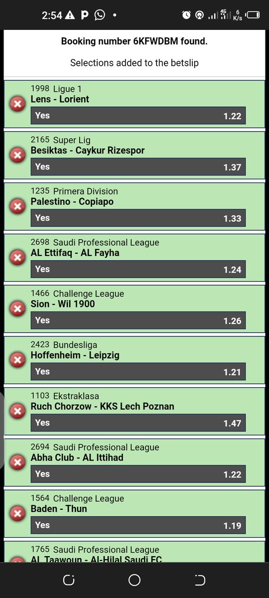 Mixed Fold Combinations 🔥
Favorites Win or Win a Half🔥 

We Play Again 🍻

📌 1️⃣0️⃣+ Odds 
📌 1️⃣0️⃣+ Odds

Code 👉 6KFV25B
 Code 👉 6KFWDBM

Bookie  @Bet9jaOfficial 

Not on ?

Register and Play 👇

rb.gy/dyiph

#Bet9JaBookingCode

RT ✅