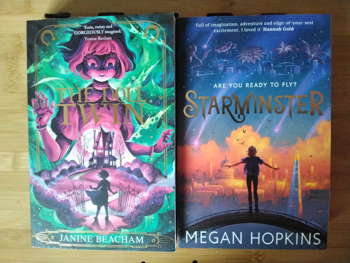I'm having such good luck with books this year! I've read so many in a row that I've absolutely loved and discovered some amazing authors. Read The Doll Twin and Starminster this week and they were both fantastic - highly recommend!