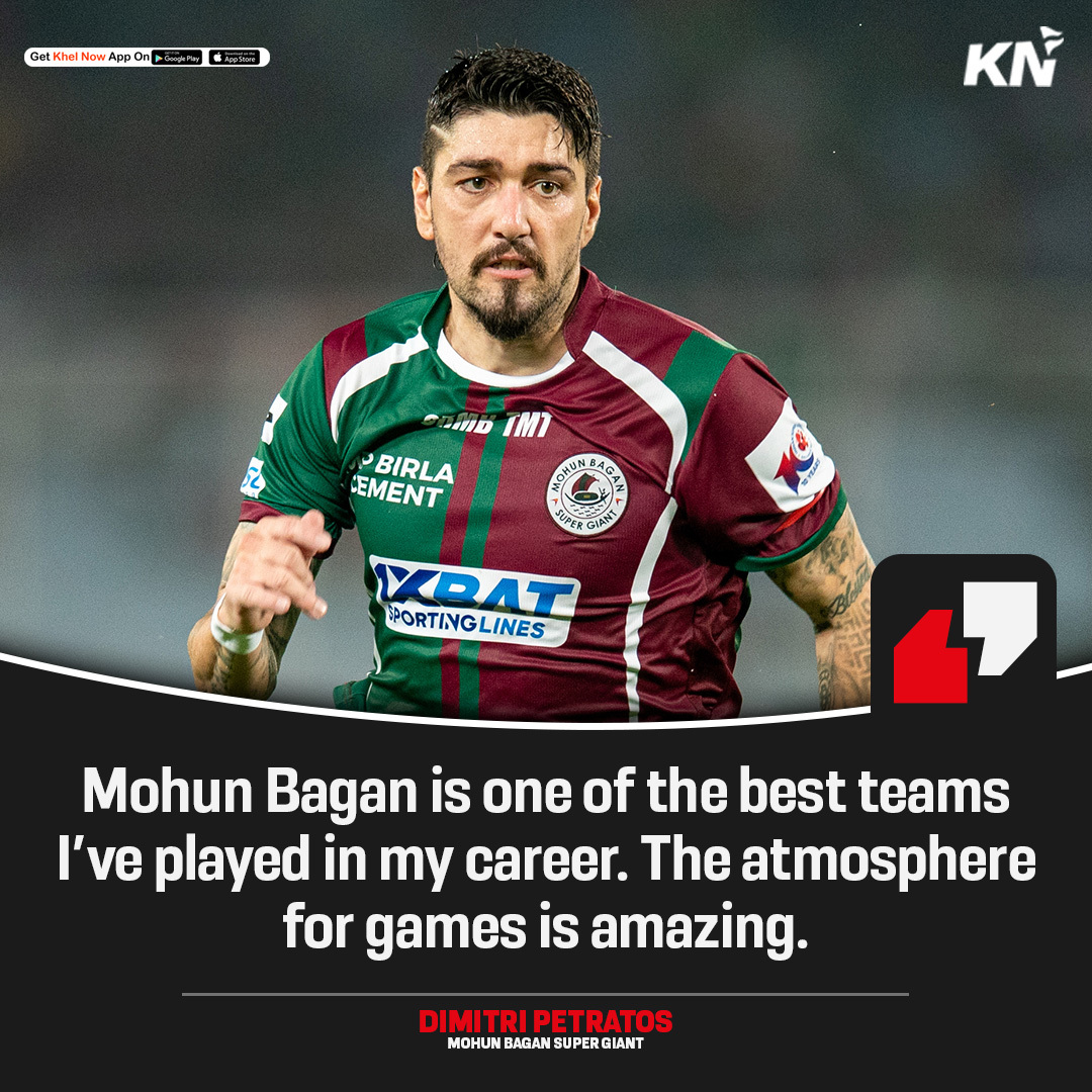 Dimi Petratos proves why Mohun Bagan fans love him! 🫡

#IndianFootball #ISL #ISL10 #ISLFinal #ISLPlayoffs #LetsFootball #MohunBagan #MumbaiCityFC #MBSGMCFC