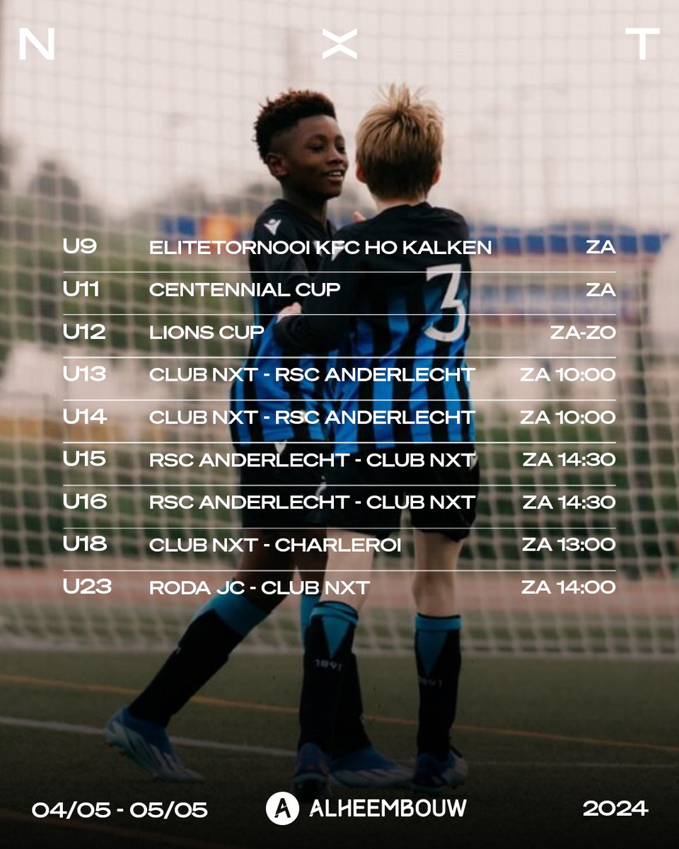 Some exciting fixtures up NXT. 🔵⚫ #ClubNXT