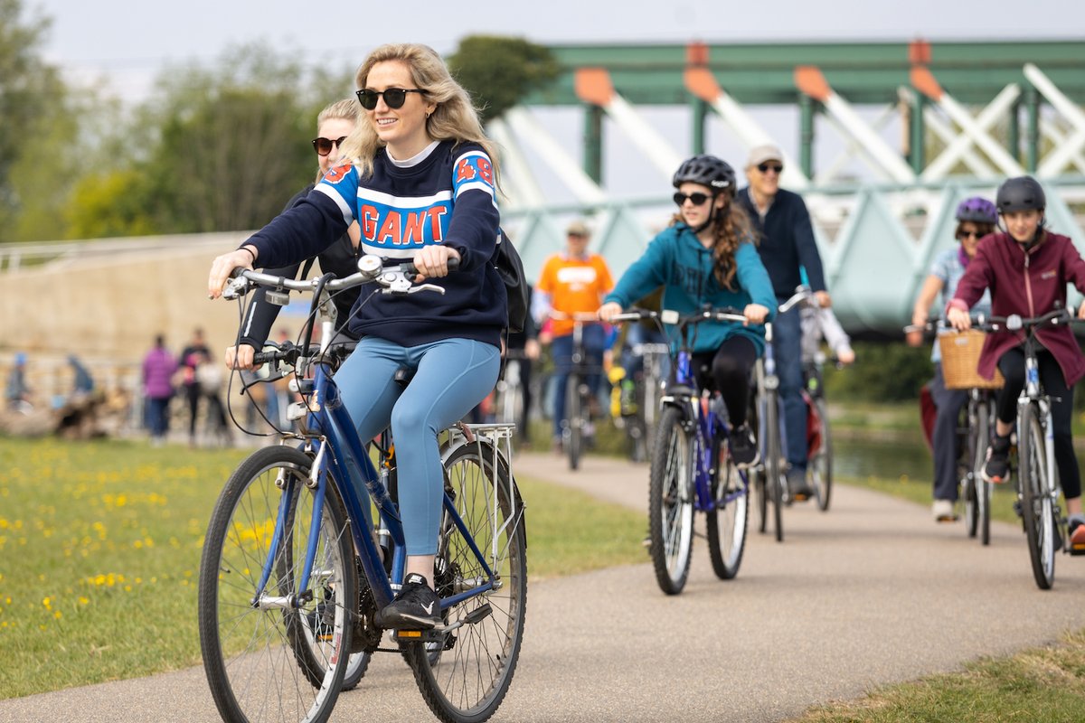 The @reachride is this weekend!🚲 Join us on Bank Holiday Monday for a leisurely ride to @reachfair through beautiful countryside. Meet from 9am to depart at 10 from Cambridge (outside @GreatStMarys) or from Ely rail station (with @ElyCycle). More at camcycle.org.uk/reachride