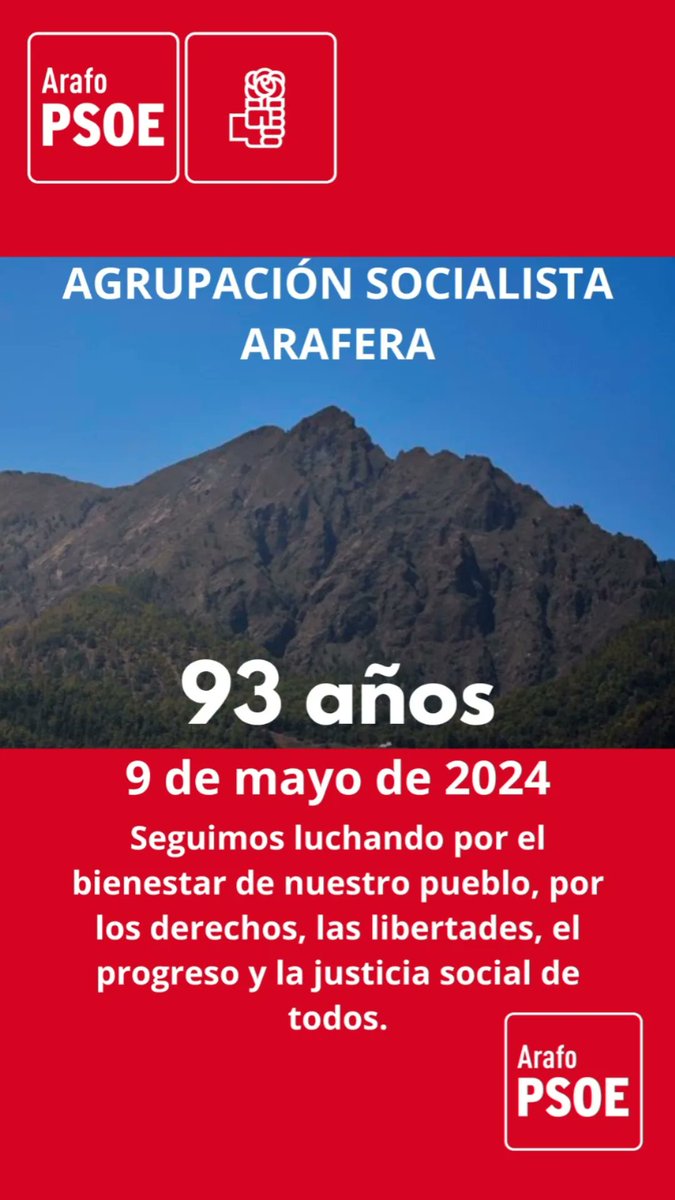 PSOE Arafo (@ArafoPsoe) on Twitter photo 2024-05-03 13:57:21