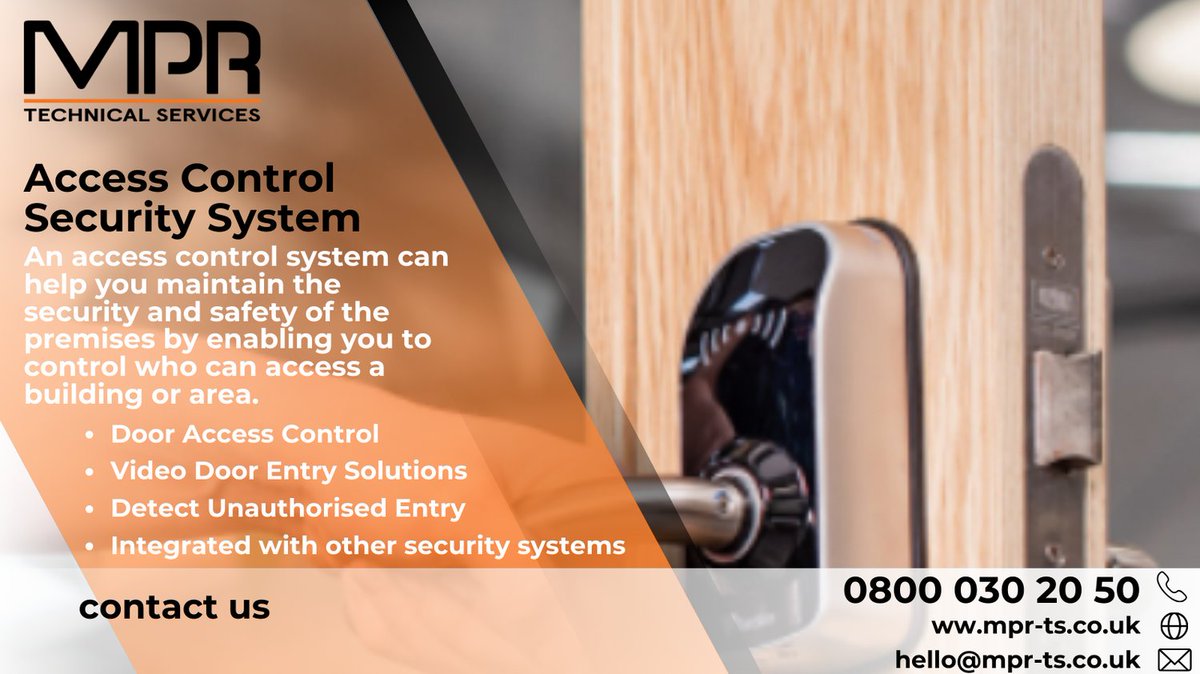 We understand that security is not just a feature but a necessity for your peace of mind. As proud silver partners of Paxton, we bring you top-tier electronic security solutions 🛡️

mpr-ts.co.uk/access-control/

#ElectronicSecurity #AccessControl #PaxtonPartners
