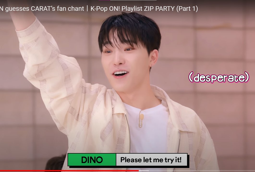 guys what to do Dino is so cute I repeated this part about 20 times 
#SpotifyKpopon #SEVENTEEN