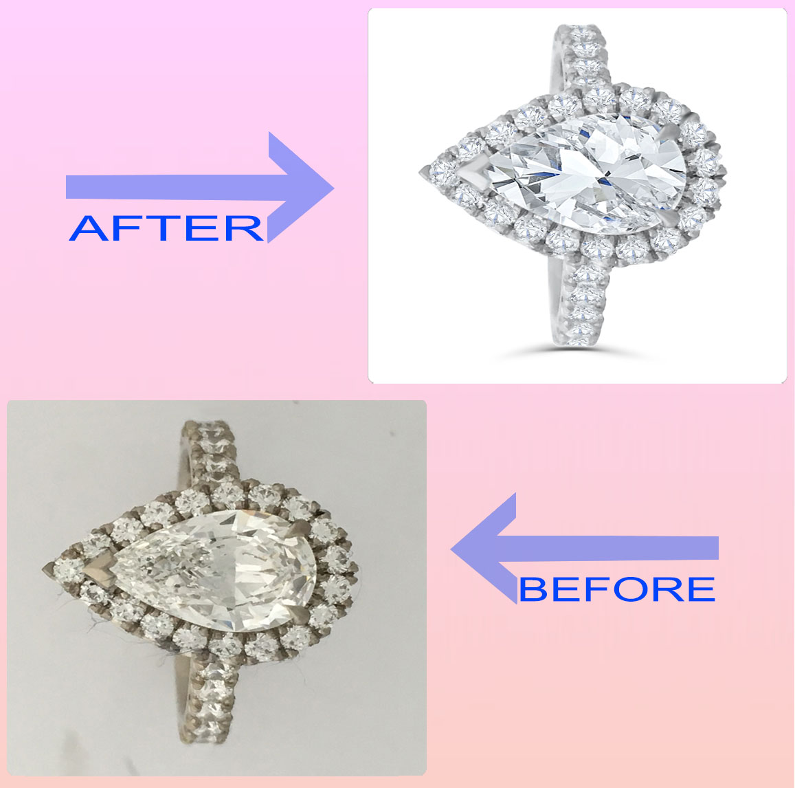 Experience the Glamour: Witness Our Hi-End Jewelry Retouching Service! 💍✨#JewelryRetouching #BeforeAfter #Transformation #JewelryPixel #RetouchingMagic #BeforeAfter #JewelryDesign #PhotoEditing #BacktoBack #23point5EP9 #jewelry