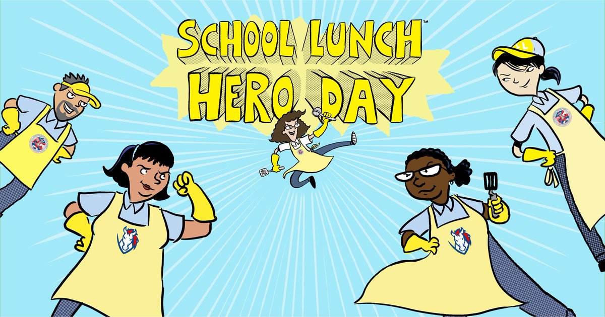 Today, we celebrate our incredible #SchoolLunchHeroes! 🍎🥪 Their dedication ensures our students have nutritious meals every day. Let’s show our gratitude for their hard work and commitment. Thank you for all you do! #SchoolLunchHeroDay