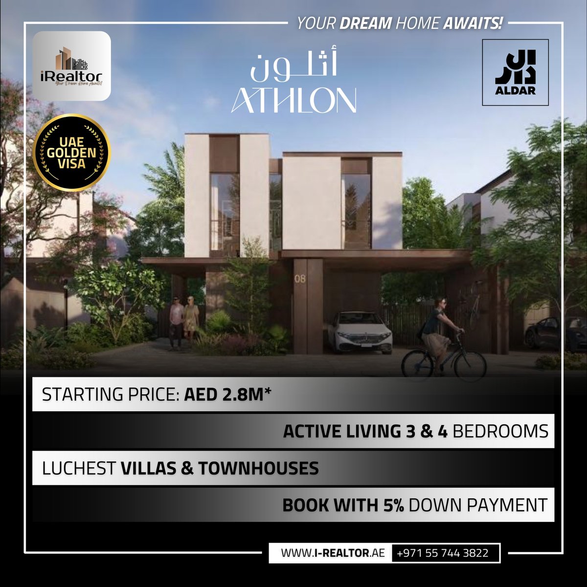 Welcome to ACTIVE LIVING.
#athlon #rohitsharma #aldar #buyproperties #luxuryvillas #luxuryproperties #qualityliving #investinproperty #uaegoldenvisa #investindubai #luxuryliving #dubailife #dubailiving #investorshub #thehundred #propertiesindubai #dubairich #propertyinvestment