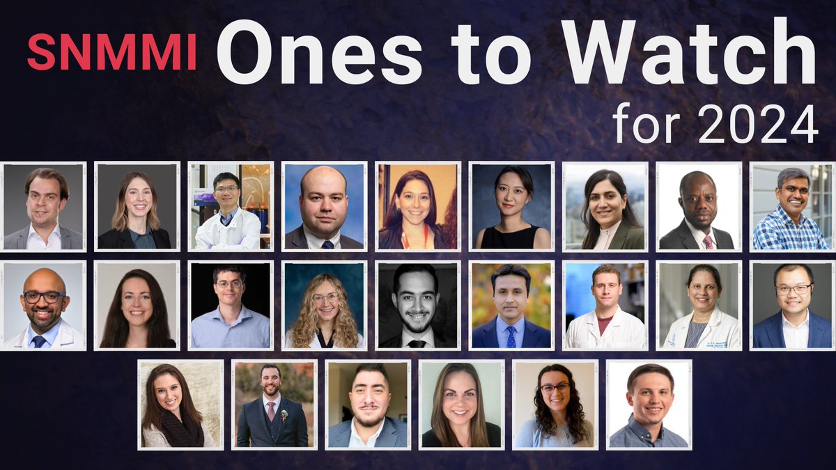 Congratulations to the 2024 SNMMI Ones to Watch honorees! Proud to showcase rising talent in the field, offering a platform to increase recognition for professionals within our specialty. snmmi.org/OTW24