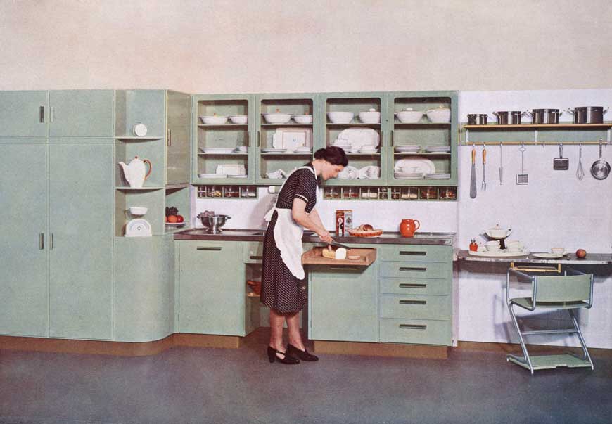 Dutch kitchen model 1937, designed by Piet Zwart.