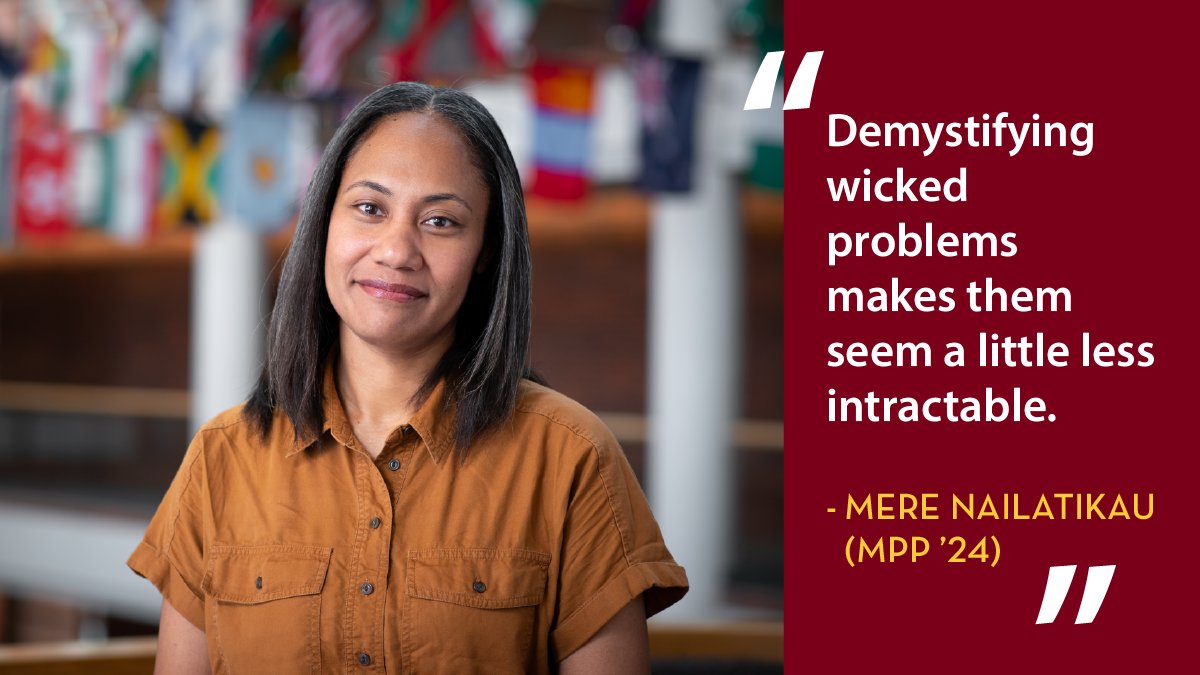 During Mere Nailatikau's (MPP ’24) career, she had focused on qualitative data to tell stories about her home country of Fiji. Now armed with new skills from the Humphrey School, she wants to address national challenges from a broader perspective: ow.ly/JC2c50Rv658 📊🌐