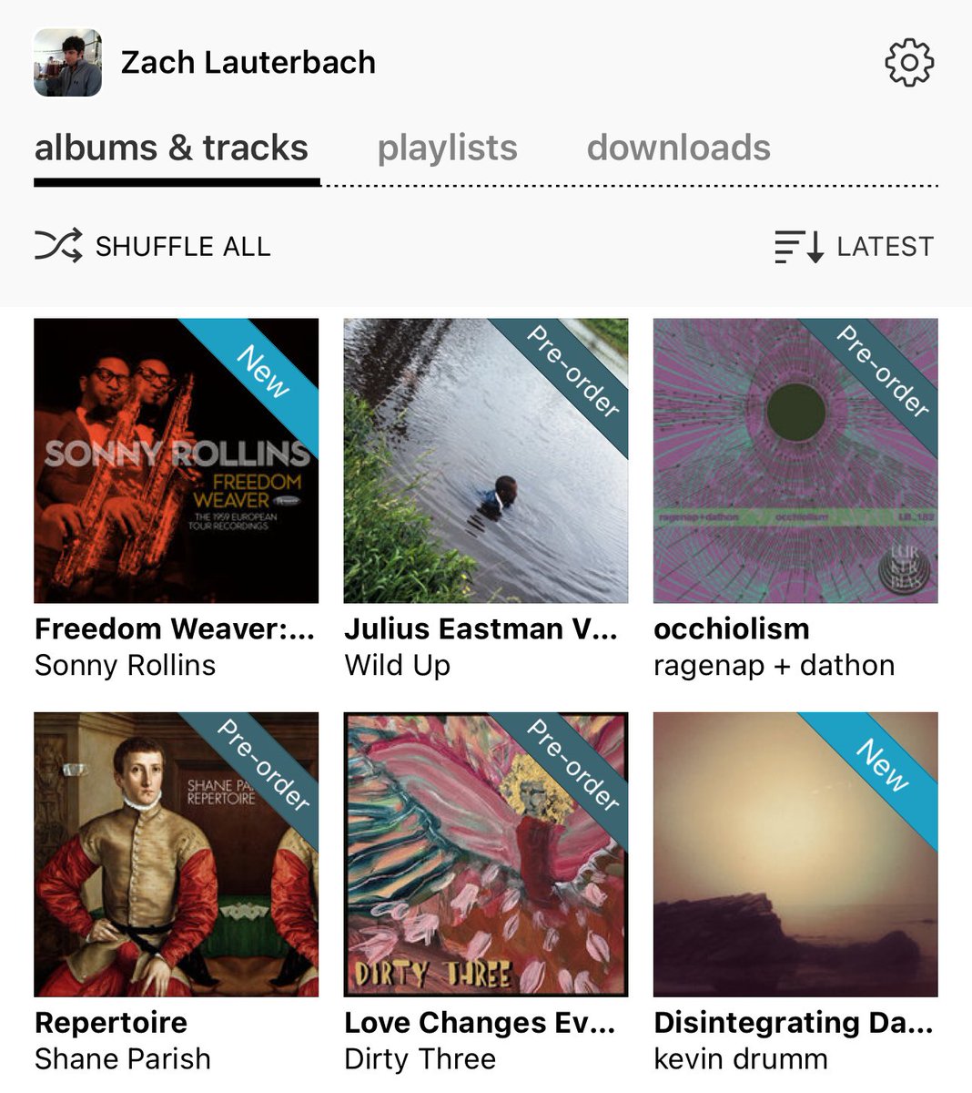 zach (@zclauterbach) on Twitter photo small bandcamp friday haul
<a href="/dragcityrecords/">๐ฏ๐๐๐ ๐ฎ๐๐๐</a> <a href="/ShaneParishGtr/">Shane Parish</a> <a href="/billorcutt/">Bill Orcutt</a> <a href="/pfcidb/">joel berk</a> small bandcamp friday haul
<a href="/dragcityrecords/">๐ฏ๐๐๐ ๐ฎ๐๐๐</a> <a href="/ShaneParishGtr/">Shane Parish</a> <a href="/billorcutt/">Bill Orcutt</a> <a href="/pfcidb/">joel berk</a>
