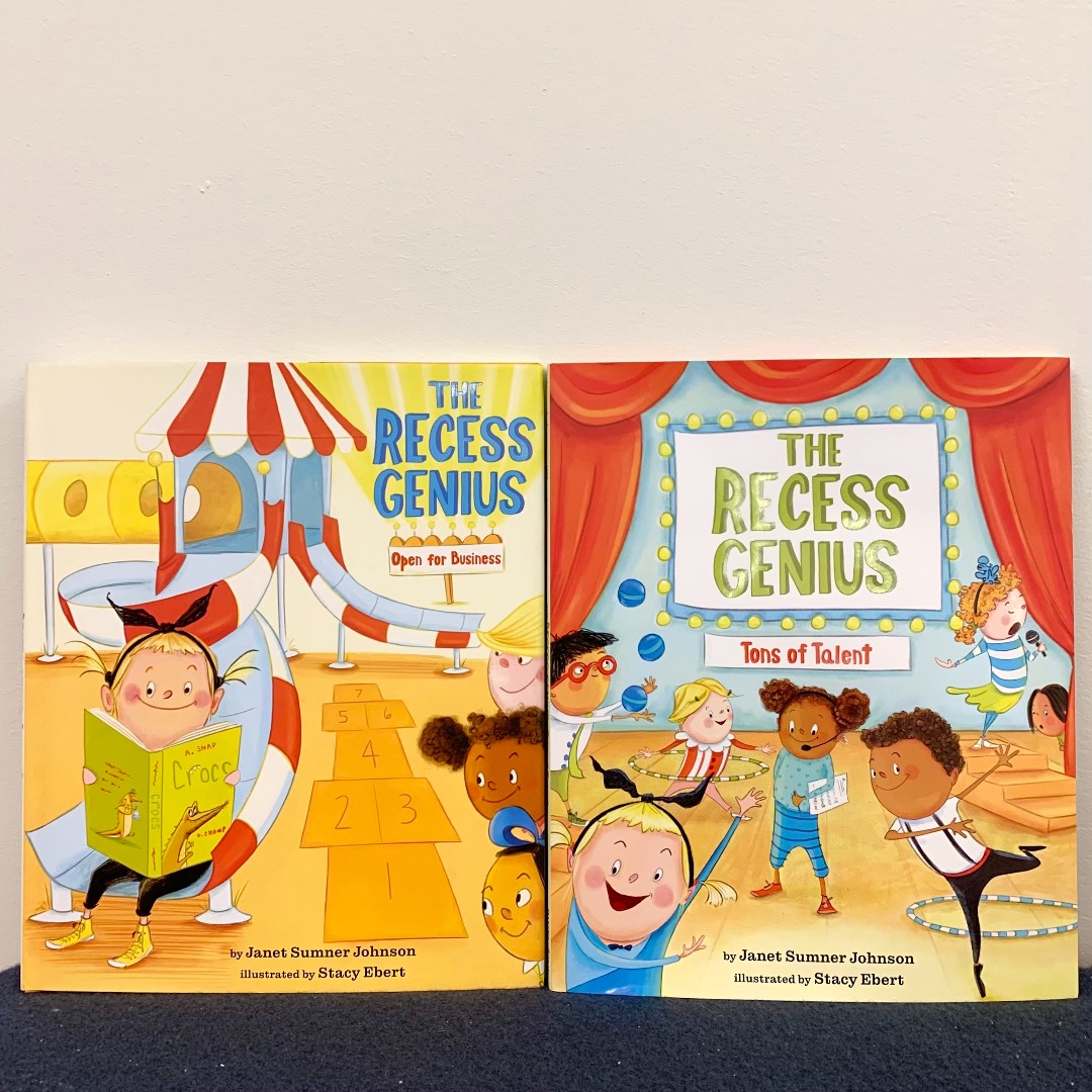 Pixel + Ink (@pixelandinkbks) on Twitter photo The playground problem-solver is back in THE RECESS GENIUS: TONS OF TALENT, on shelves next week!
@MsVerbose <a href="/StacyEbert/">Stacy Ebert</a>
ow.ly/EOz150Ru92J
#picturebook The playground problem-solver is back in THE RECESS GENIUS: TONS OF TALENT, on shelves next week!
@MsVerbose <a href="/StacyEbert/">Stacy Ebert</a>
ow.ly/EOz150Ru92J
#picturebook