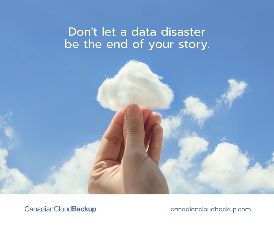 Don't let a data disaster be the end of your story. Trust Canadian Cloud Backup to safeguard your valuable information and keep your business running smoothly, no matter what comes your way

#DataRecovery #HumanError #BackupSolutions #CanadianCloudBackup #RecoverData