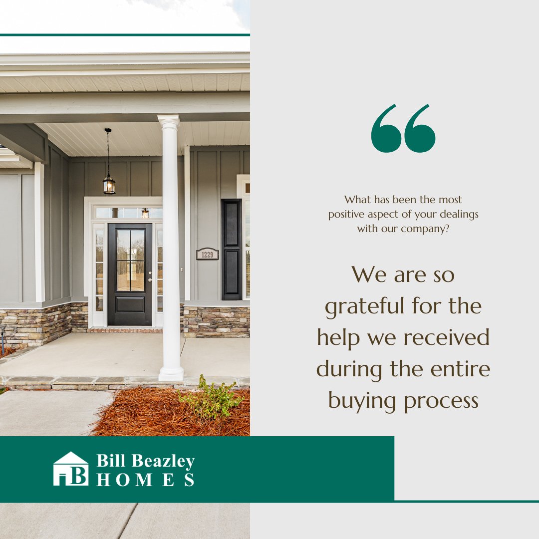 Delve into the enthusiasm pouring from the words of one of our recent homeowners! 🎊🏡
#BillBeazleyHomes #homeownerpride #newhomevibes
#housegoals #homebuilder